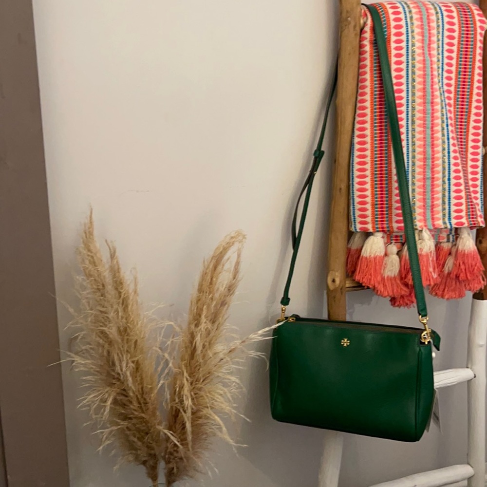 Tory Burch Blake Emerald crossbody handbag NWT